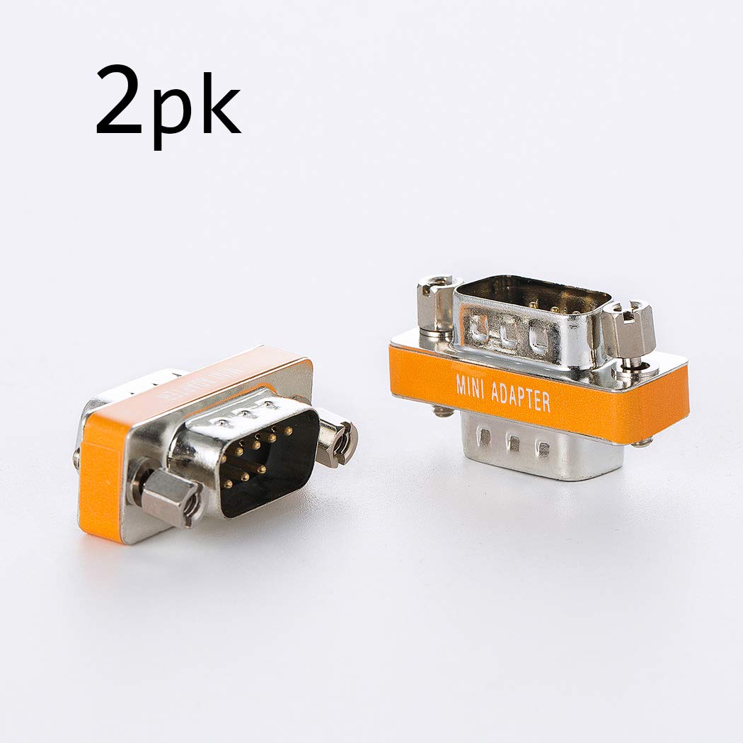 Amazon.com: Arnorin DB9 Null Modem Adapter Male to Male Slimline